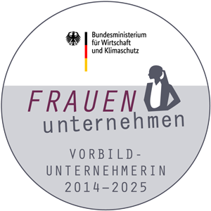 BMWK Siegel Vorbildunternehmerin 2014-2025