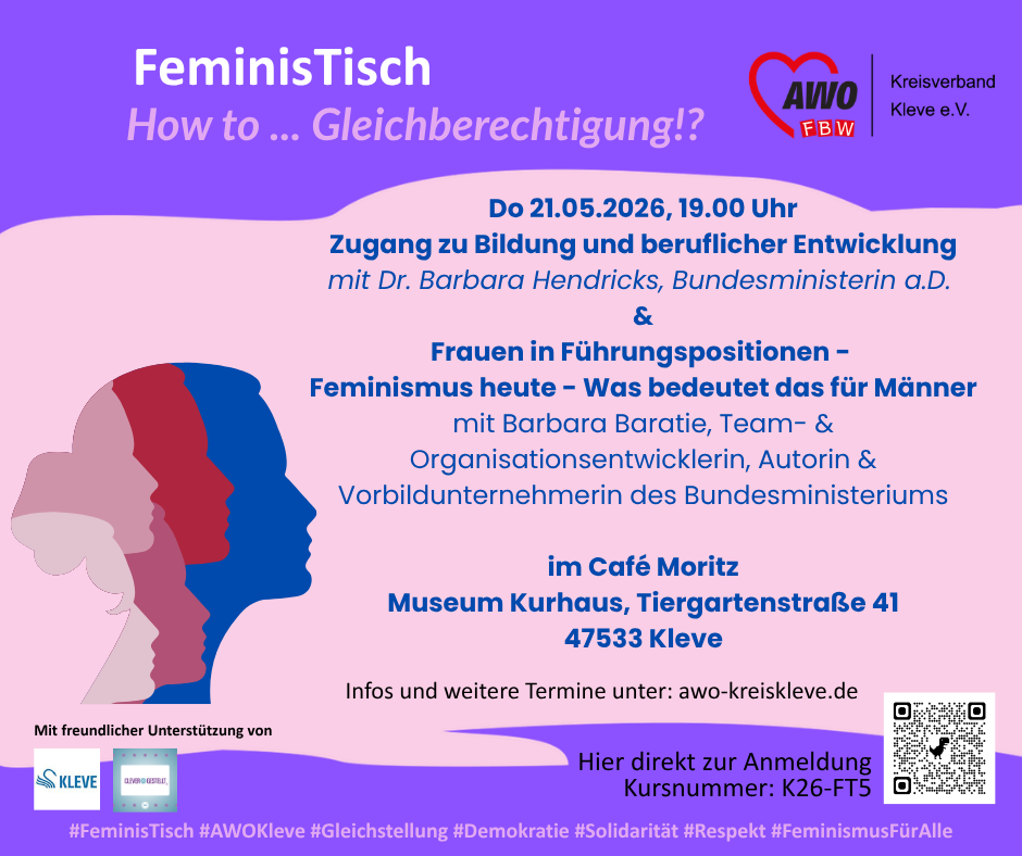 AWO Kreis Kleve - FeminisTisch am 21.05.2026